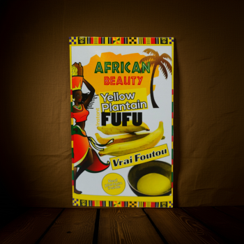 African Beauty Yellow Plantain Fufu 1kg